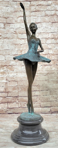 Hot Cast Bronze 4th Position Ballerina Ballet Dancer Sculpture