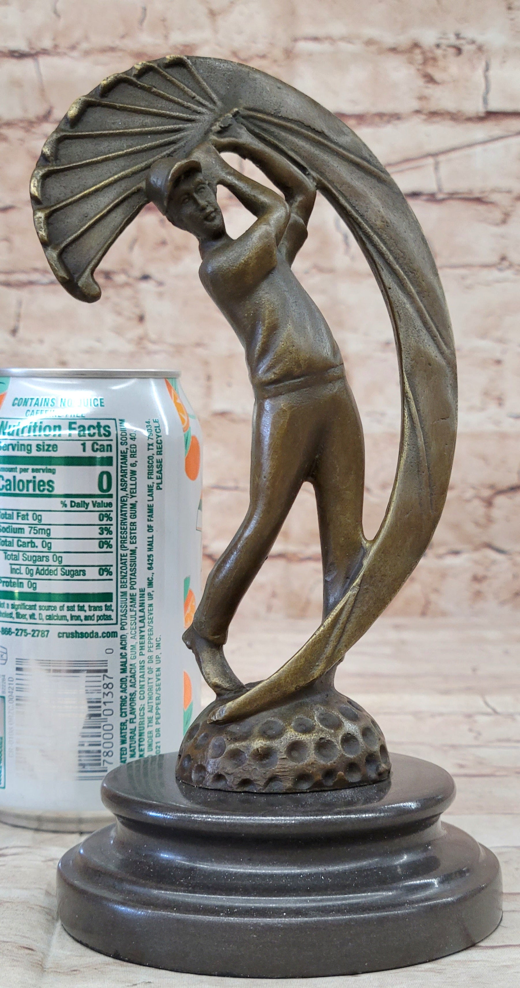 Male Figure Golf Celebration Trophy by Aldo Vitaleh