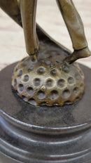 Male Figure Golf Celebration Trophy by Aldo Vitaleh