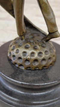 Male Figure Golf Celebration Trophy by Aldo Vitaleh