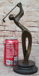 Signed Milo Abstract Tall Golfer Trophy Golf Figure