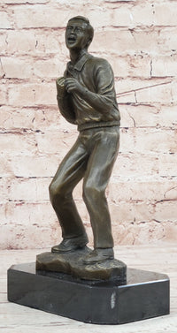 Signed Street Fighter Bronze Sculpture Hot Cast