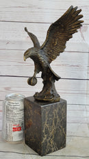 American Bald Eagle by Milo Bookend Museum Quality Bronze