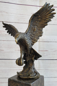 American Bald Eagle by Milo Bookend Museum Quality Bronze