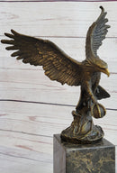 American Bald Eagle by Milo Bookend Museum Quality Bronze