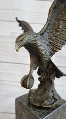 American Bald Eagle by Milo Bookend Museum Quality Bronze