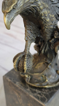 American Bald Eagle by Milo Bookend Museum Quality Bronze