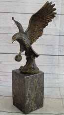 American Bald Eagle by Milo Bookend Museum Quality Bronze