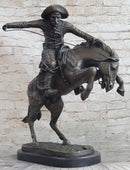 Frederic Remington Bronco Buster Bucking Horse Bronze