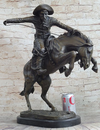 Frederic Remington Bronco Buster Bucking Horse Bronze