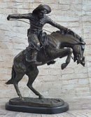 Frederic Remington Bronco Buster Bucking Horse Bronze