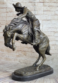 Frederic Remington Bronco Buster Bucking Horse Bronze