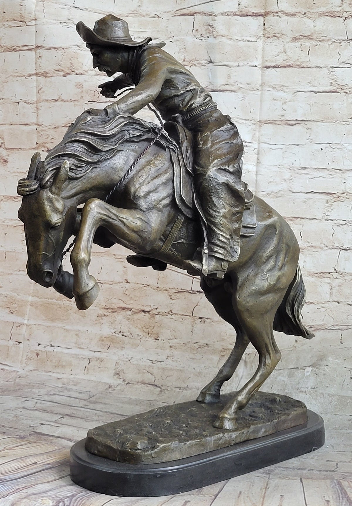 Frederic Remington Bronco Buster Bucking Horse Bronze