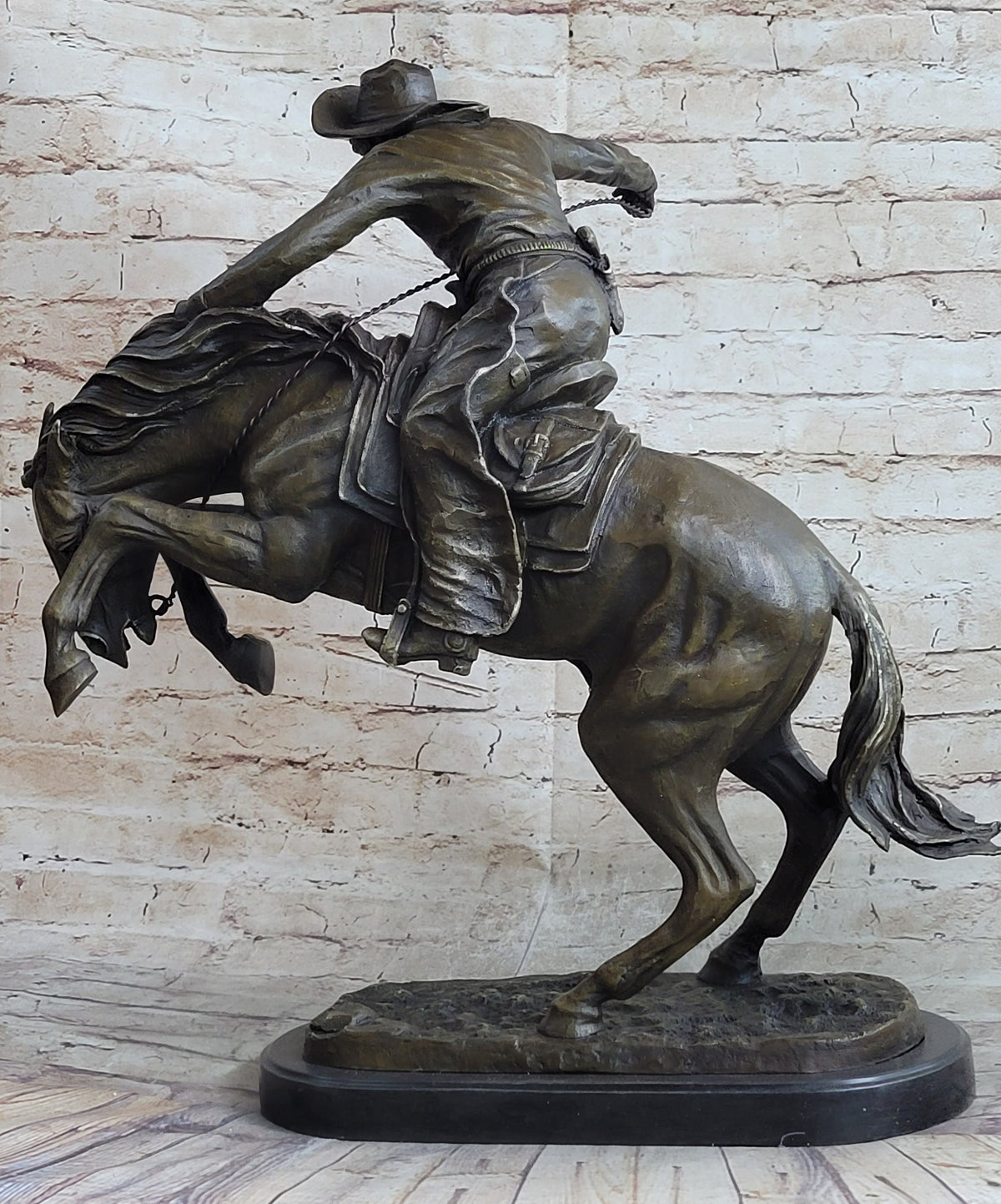 Frederic Remington Bronco Buster Bucking Horse Bronze