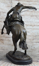 Frederic Remington Bronco Buster Bucking Horse Bronze