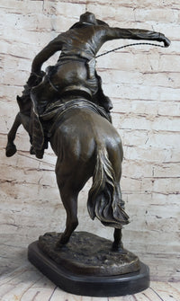 Frederic Remington Bronco Buster Bucking Horse Bronze