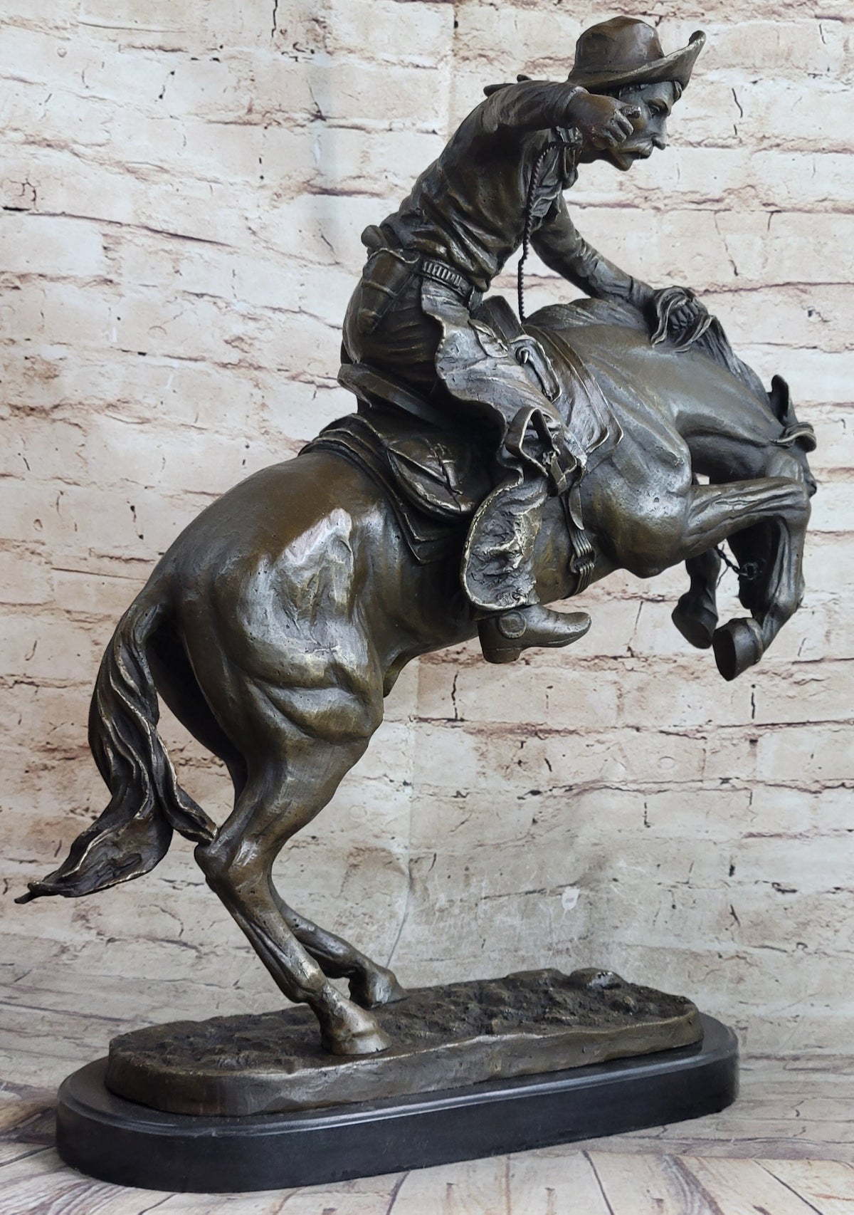 Frederic Remington Bronco Buster Bucking Horse Bronze