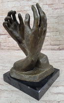 The Cathedral By Rodin, Genuine Bronze Sculpture