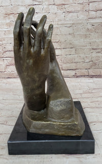 The Cathedral By Rodin, Genuine Bronze Sculpture