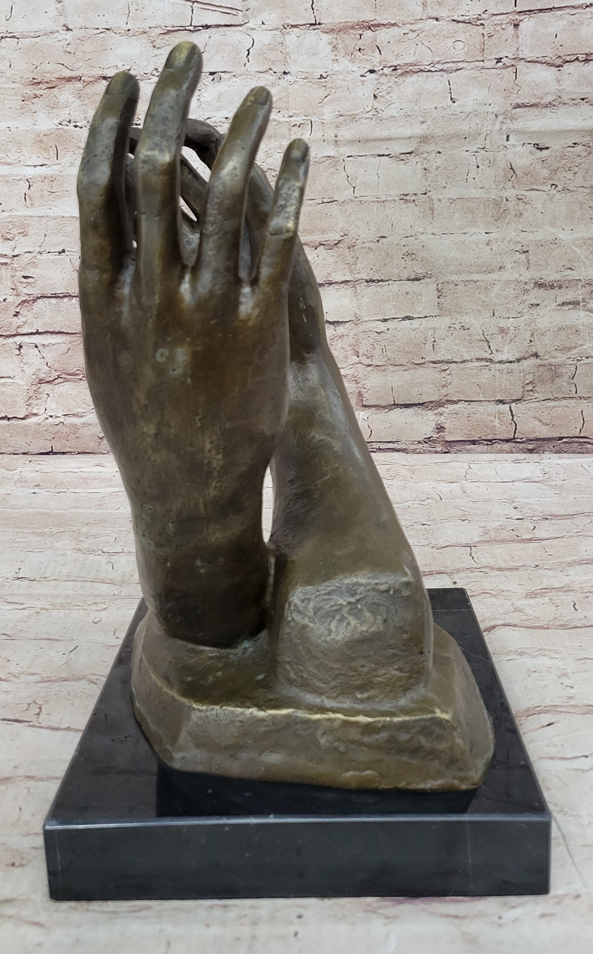 The Cathedral By Rodin, Genuine Bronze Sculpture
