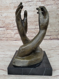 The Cathedral By Rodin, Genuine Bronze Sculpture