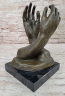 The Cathedral By Rodin, Genuine Bronze Sculpture
