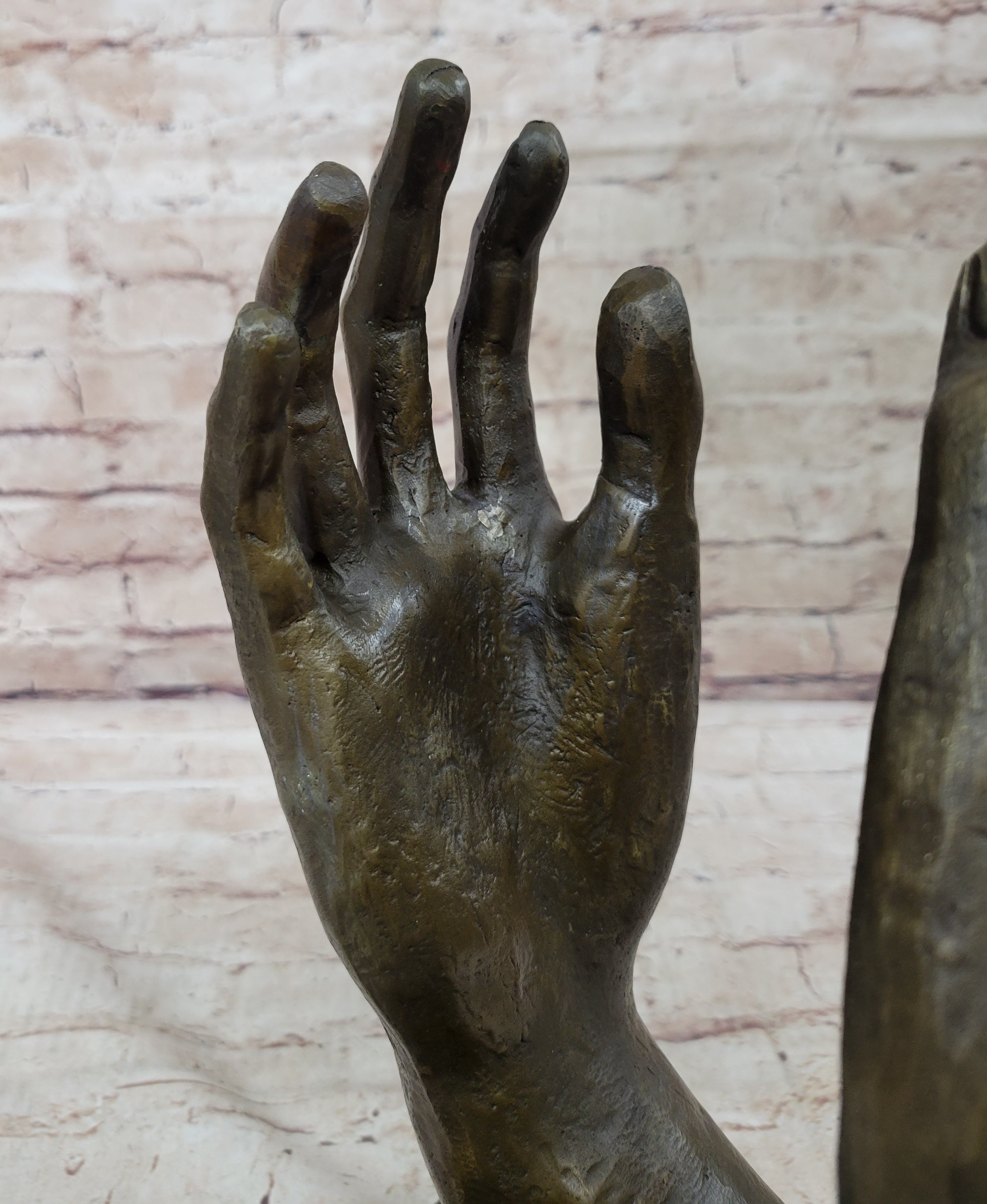 The Cathedral By Rodin, Genuine Bronze Sculpture