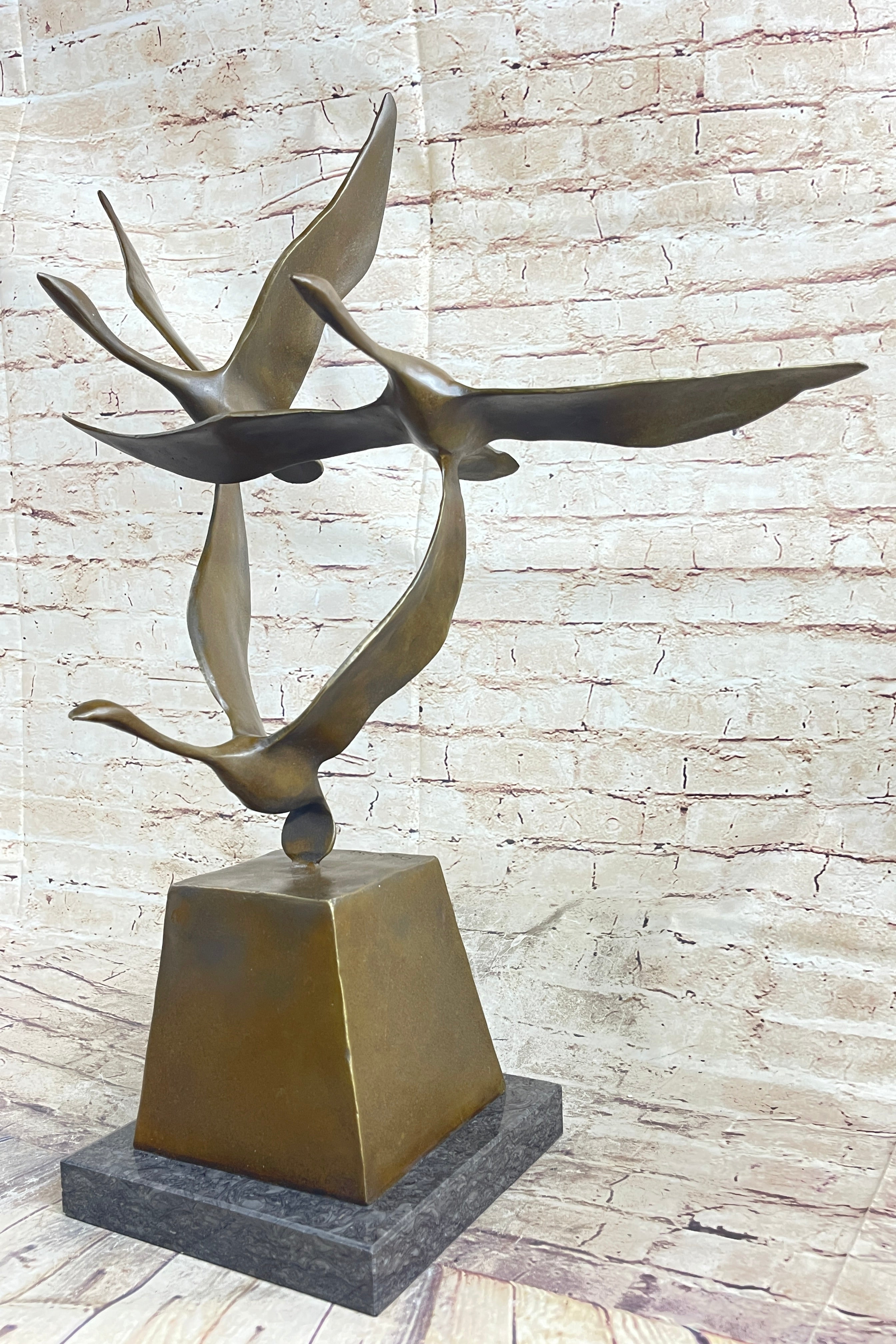 Flying Birds by Anthony de Francisci Bronze Sculpture