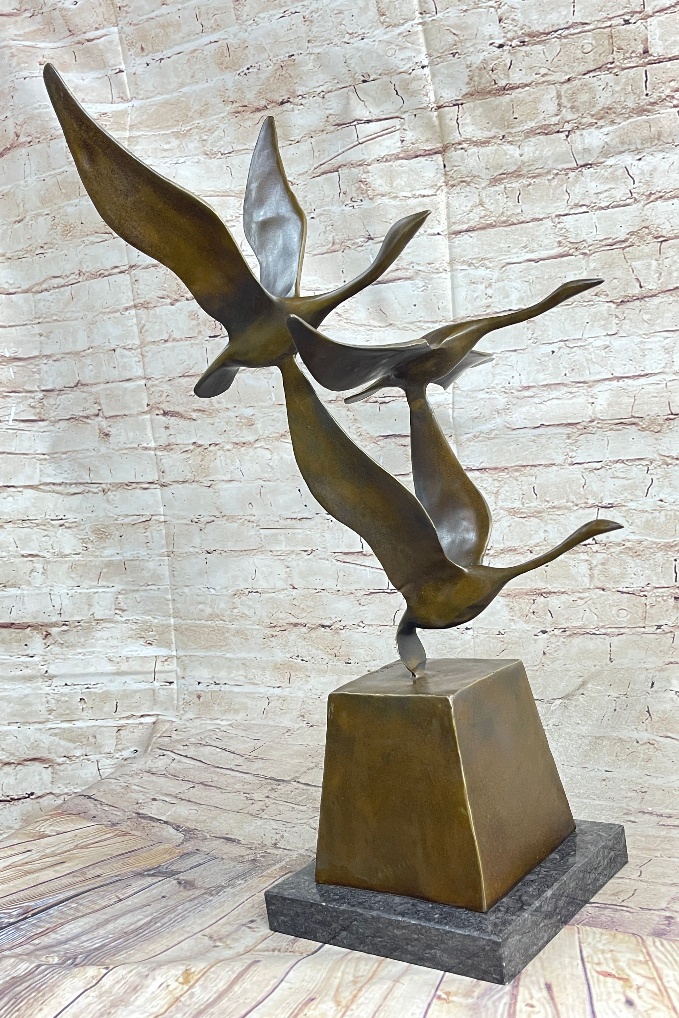 Flying Birds by Anthony de Francisci Bronze Sculpture