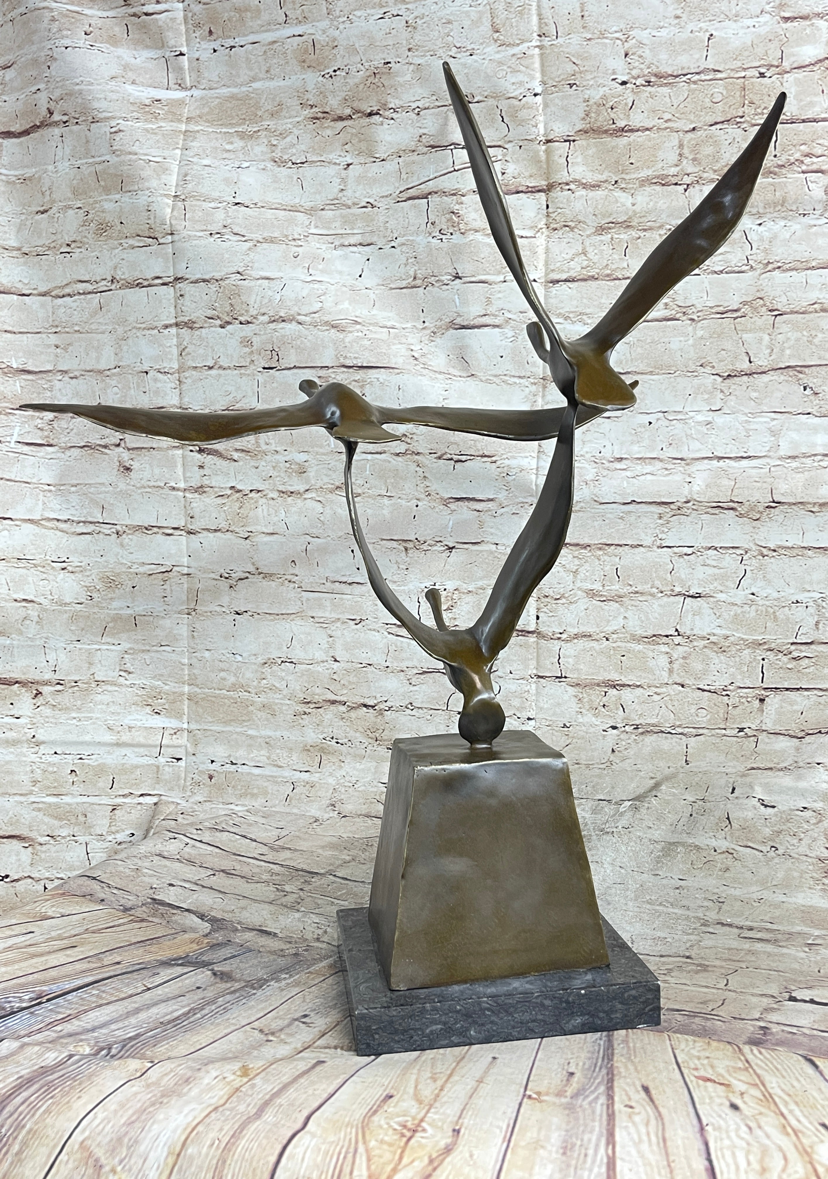 Flying Birds by Anthony de Francisci Bronze Sculpture