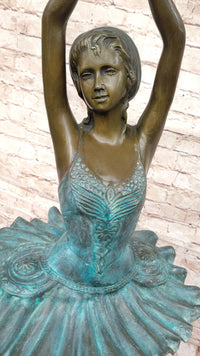 Extra Large Detailed Ballerina Genuine Bronze Sculpture