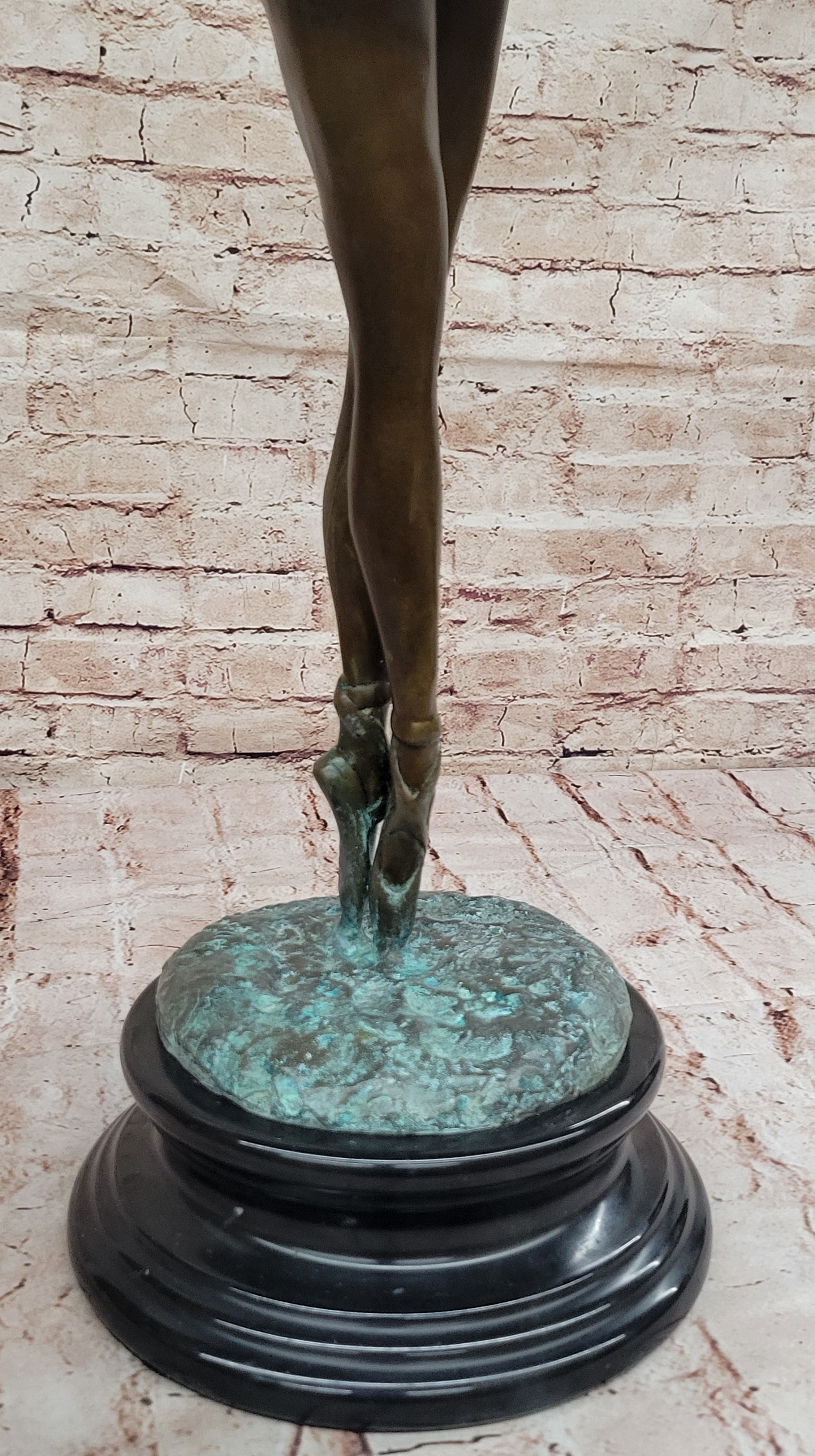 Extra Large Detailed Ballerina Genuine Bronze Sculpture