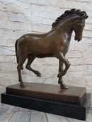 Tang Horse by Barye Art Deco Bronze Sculpture