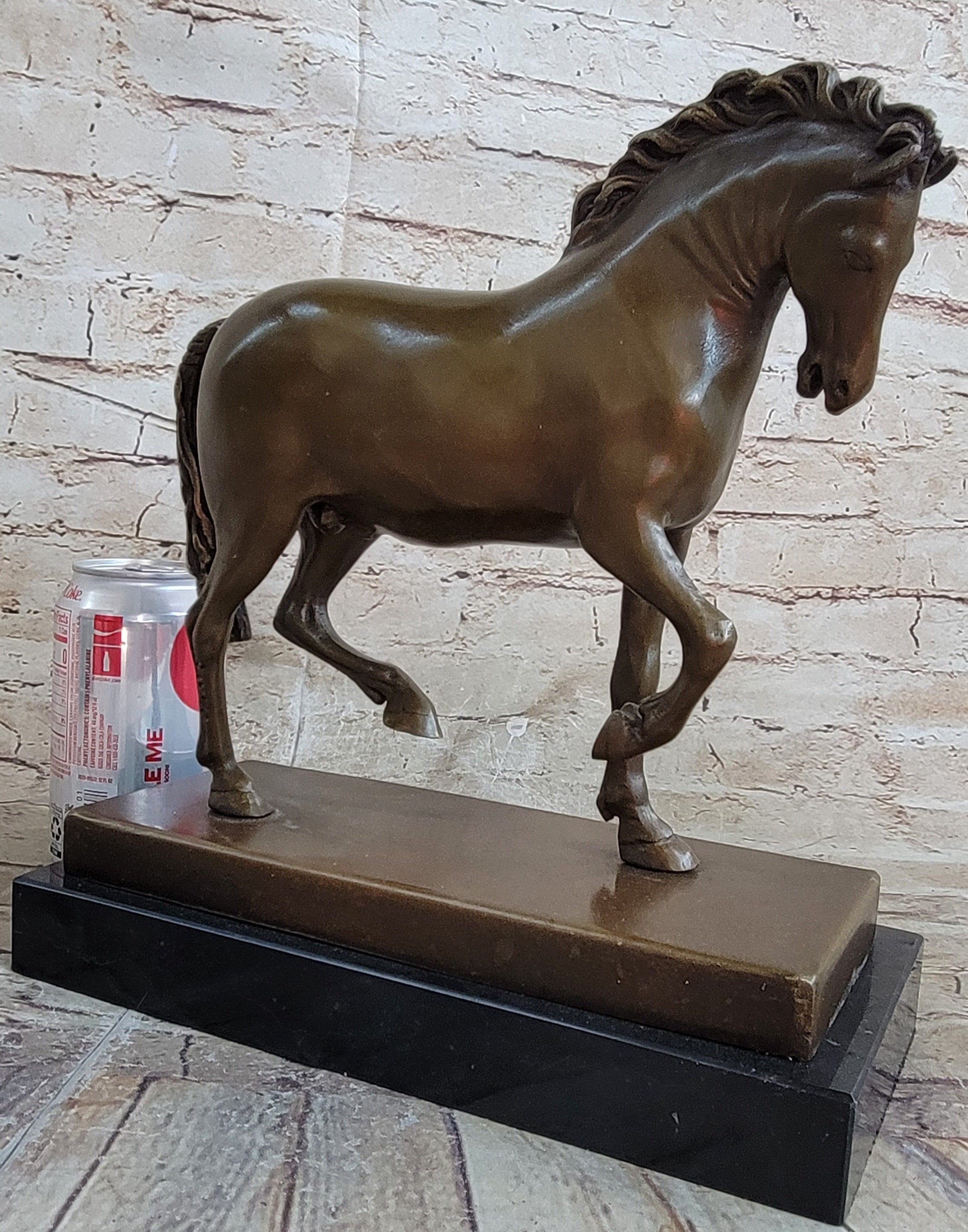 Tang Horse by Barye Art Deco Bronze Sculpture