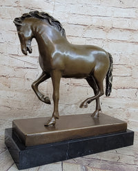 Tang Horse by Barye Art Deco Bronze Sculpture