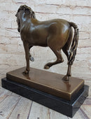 Tang Horse by Barye Art Deco Bronze Sculpture