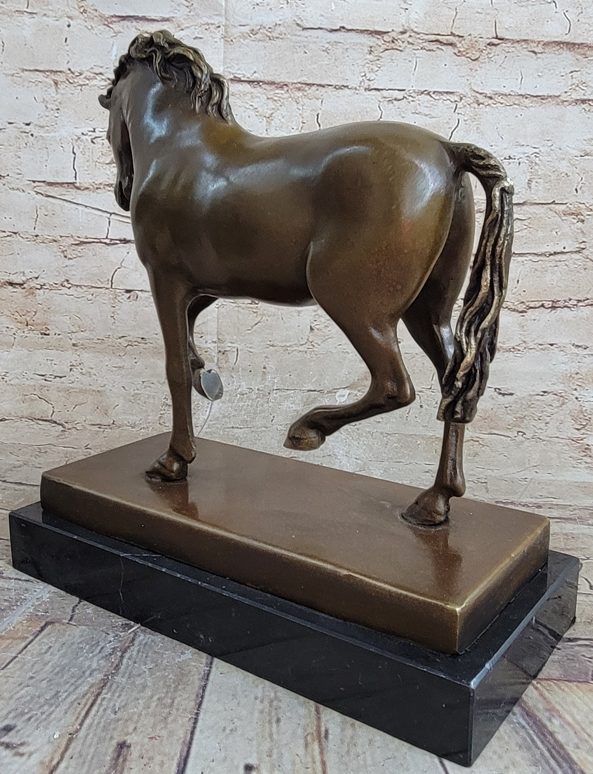 Tang Horse by Barye Art Deco Bronze Sculpture
