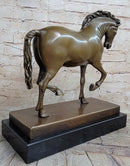 Tang Horse by Barye Art Deco Bronze Sculpture