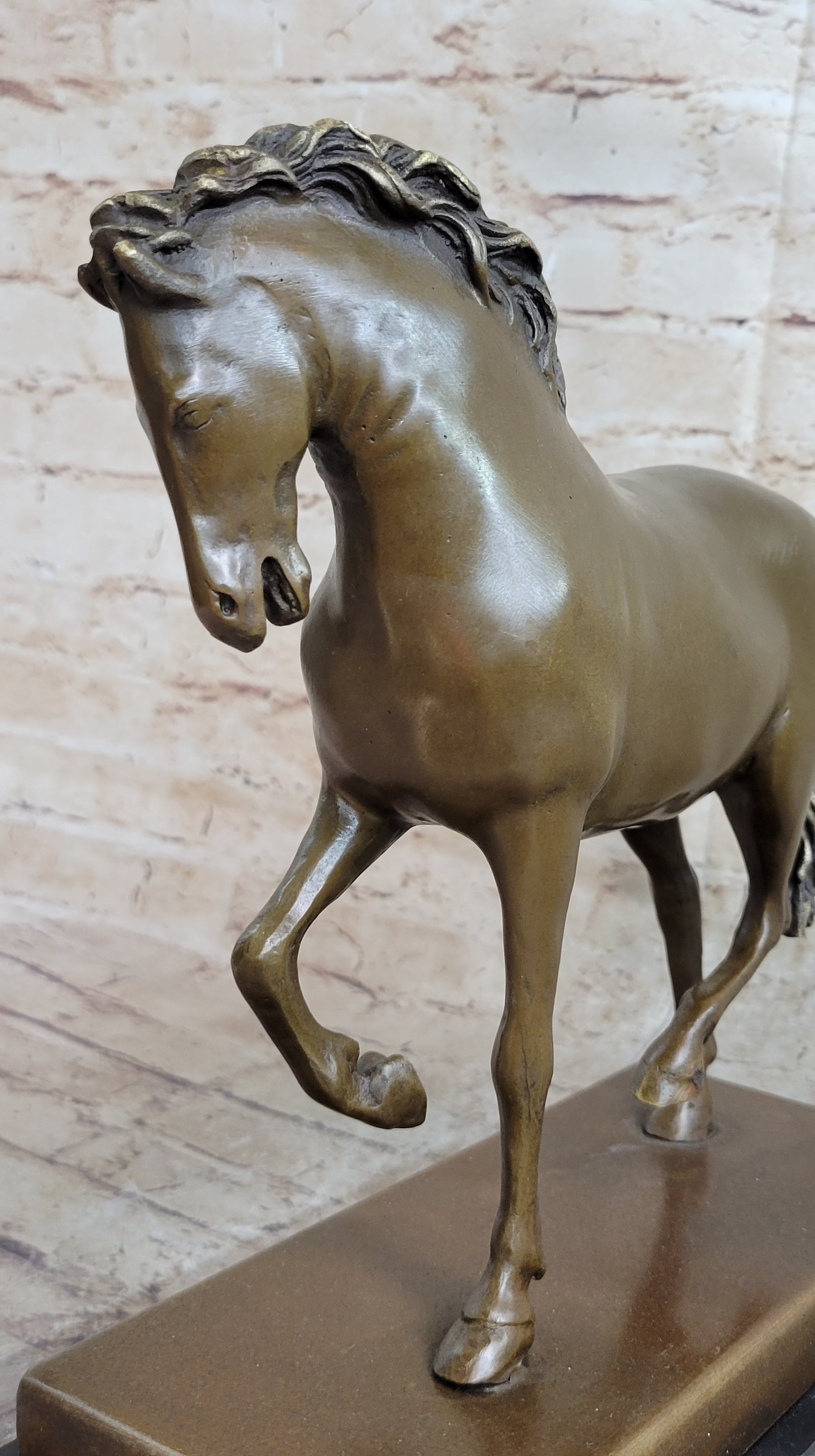 Tang Horse by Barye Art Deco Bronze Sculpture
