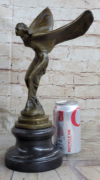Spirit of Ecstasy Rolls Royce Hood Emblem Bronze Replica C. Sykes
