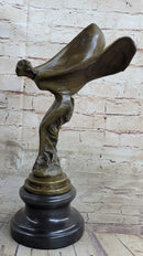 Spirit of Ecstasy Rolls Royce Hood Emblem Bronze Replica C. Sykes
