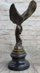 Spirit of Ecstasy Rolls Royce Hood Emblem Bronze Replica C. Sykes