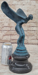 Green Patina Spirit of Ecstasy Rolls Royce Bronze by Charles Sykes