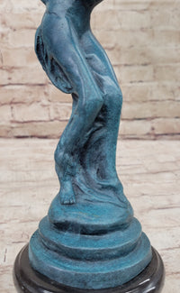 Green Patina Spirit of Ecstasy Rolls Royce Bronze by Charles Sykes