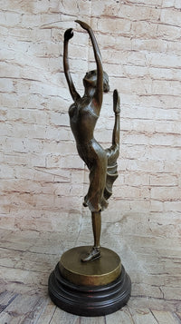 Bronze Ballerina Ballet Dancer Figure Sculpture