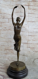 Bronze Ballerina Ballet Dancer Figure Sculpture