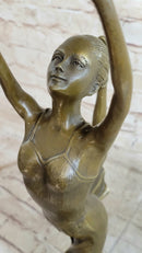Bronze Ballerina Ballet Dancer Figure Sculpture
