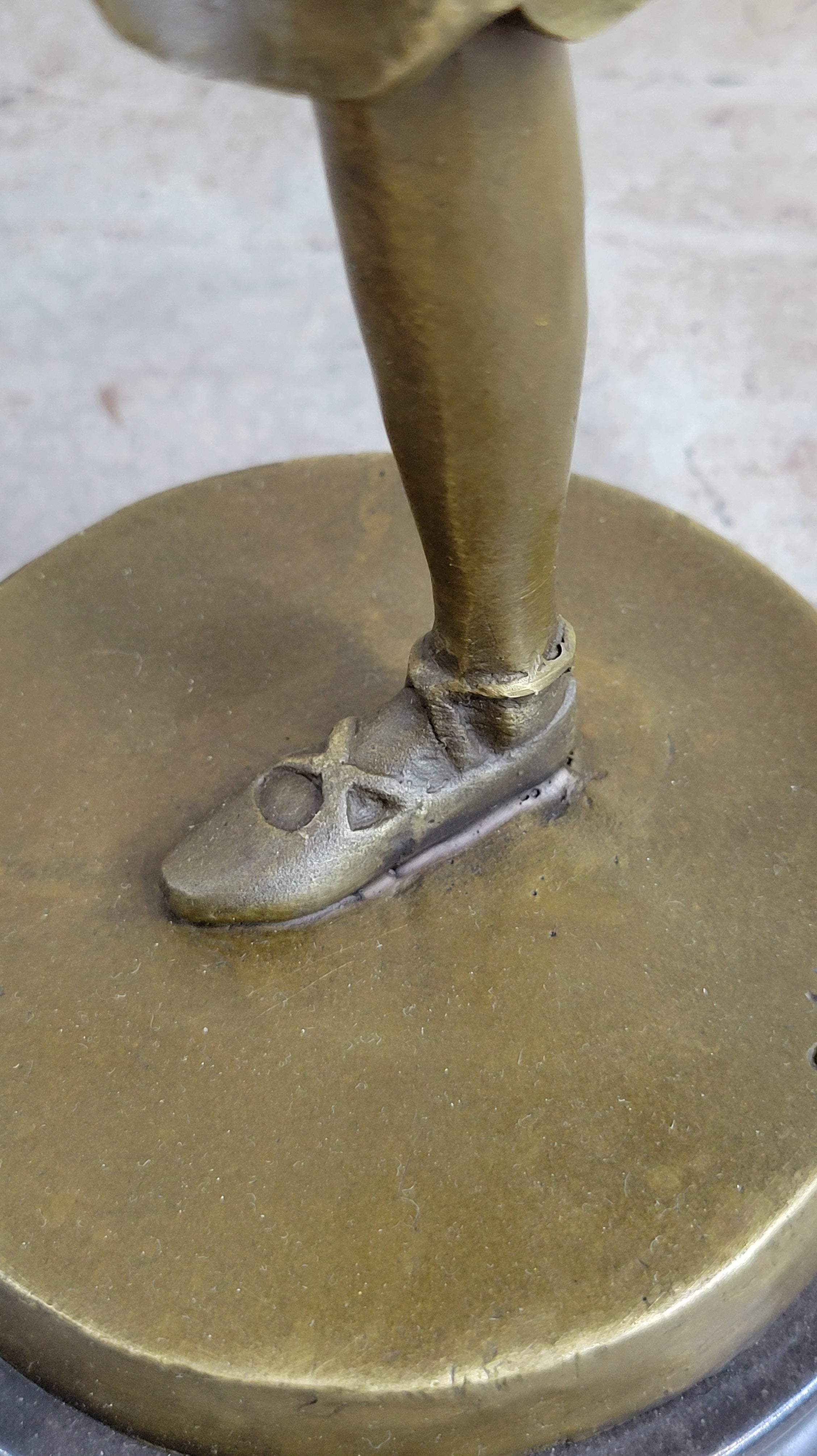 Bronze Ballerina Ballet Dancer Figure Sculpture