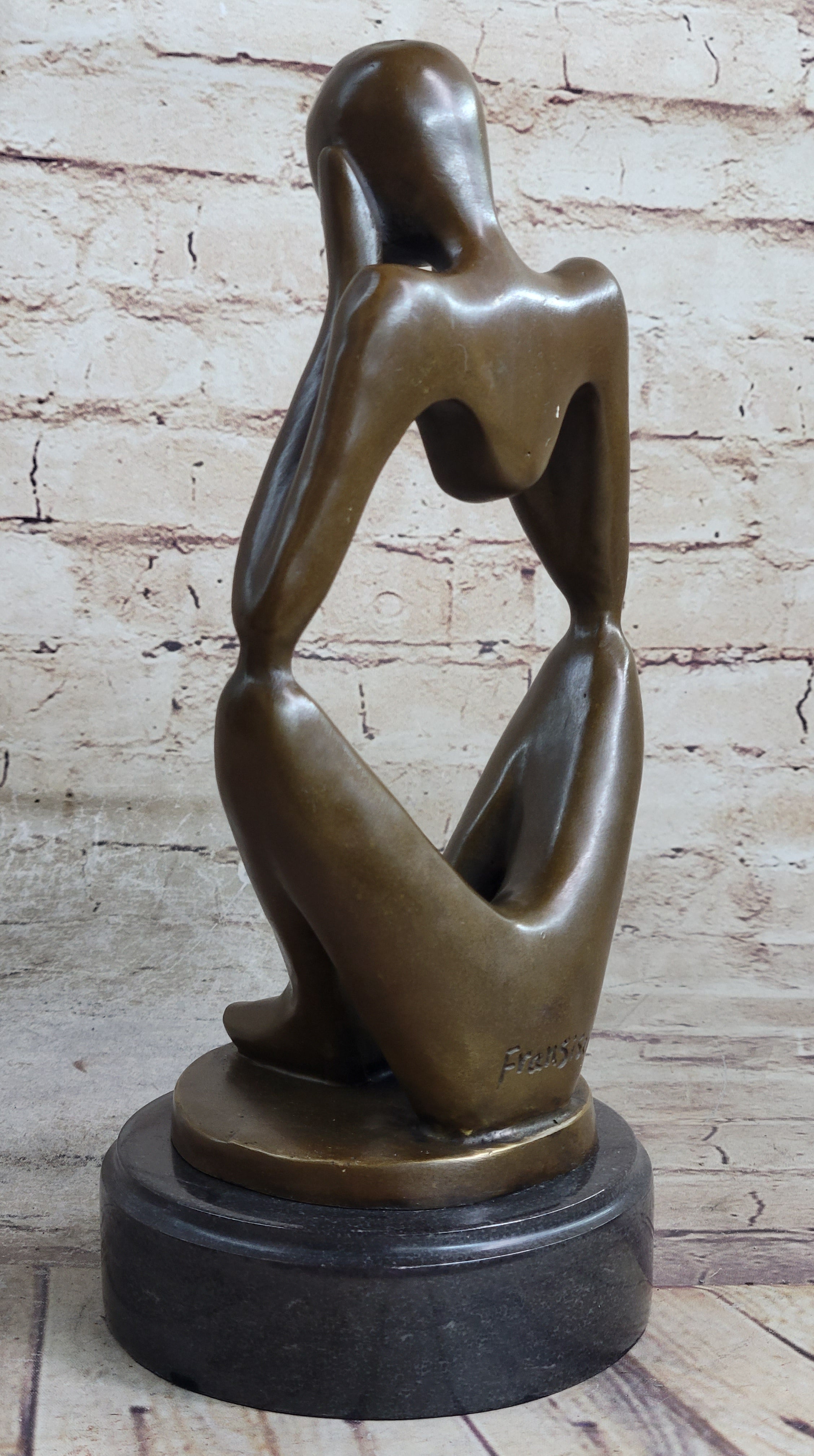 Cubism Sculpture by Francsisci - Signed Artwork