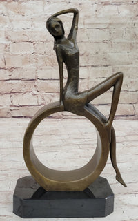 Collet Abstract Woman Female Bronze Sculpture